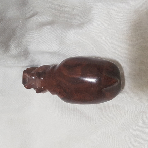 Hand-carved Wooden Hippo (originally from South Africa) - Picture 4 of 5